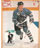 San Jose Sharks Pat Falloon 1992 Pinup Photo - $1.99