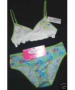 GIRLS 14/16 (X-LARGE) - Girl Connection - Aqua BRA &amp; PANTY SET - £10.39 GBP