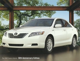 2007 Toyota Camry Hybrid 50TH Anniversary Edition Brochure Folder 07 Us - $8.00