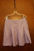 Ann Taylor LOFT Lavender Purple Linen Full Skirt Size 6 Petite - £8.60 GBP