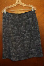 Northern Reflections Blue Paisley Skirt - Large - $8.99