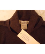 Small BrownTurtleneck Italian Merino Wool Sweater by Linea Donna  MSRP $... - £62.13 GBP