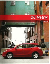 2006 Toyota MATRIX sales brochure catalog 06 US XR - $6.00