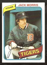 1980 Topps Baseball Card # 371 Detroit Tigers Jack Morris nr mt - £0.79 GBP