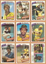 1980 Topps Pittsburgh Pirates Team Lot 30 Diff  Willie Stargell Bill Madlock Ber - £8.64 GBP
