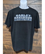 Harley Davidson TShirt Men’s Size XL Black New Jersey Motorcycle 2012 Br... - £12.62 GBP