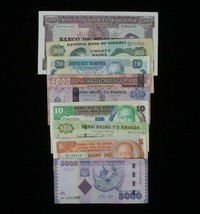 Africa 9-Notes Currency Lot Kenya, Mozambique, Nigeria, Rwanda &amp; Tanzani... - €44,65 EUR