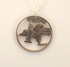 New York Cut Out Coin Jewelry, Necklace - £17.28 GBP