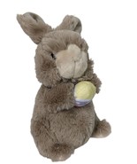 Gund Lil Whispers Gray Easter Bunny Holding Easter Egg Stuffed Animal 40... - £16.34 GBP
