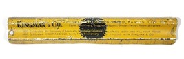 Kingman &amp; Co Tin Ruler Advertisement Kansas City, Mo - £17.40 GBP