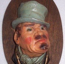 LEFTON POTTERY &quot;CON ARTIST&quot; MOLD CHALK WALL HANGING  - $36.31