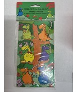 Vintage Stickers Russ Berrie Colorful Collect A saurus dinosaurs Full Pack - $34.99 CAD
