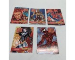 Lot Of (5) Marvel Overpower Maximum Carnage Cards 1 4-7 - £18.96 GBP