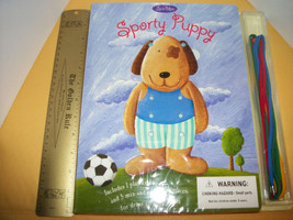 Toy Gift Craft Book Sporty Puppy Lace Up Paper Doll Interactive Play Activity - £9.70 GBP