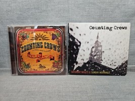 Lot of 2 Counting Crows CDs: Saturday Nights &amp; Sunday Mornings, Hard Candy - £7.43 GBP