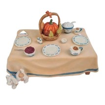 Cherished Teddies 141542 &quot;We Bear Thanks&quot; Vintage 1996 Thanksgiving Table - £11.74 GBP