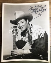 Roy Rogers Signed 8X10 Photo Happy Trails TV Movie Actor Singing Cowboy No COA - £197.73 GBP