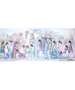 Ted DeGrazia &quot;Navajo Fair&quot; Full Color Large Framed &amp; Matted Art Print - $530.83 CAD