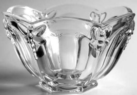 Lenox  Butterfly Meodow Pattern Medium Size Glass Bowl By Lenox Crystal - £55.33 GBP