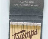 Trumps Match Book Hotel Westcourt Phoenix Arizona  - $7.92