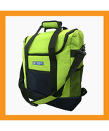green cooler backpack bag lunch Insulated portable beer wine 35L picnic travel - $42.00