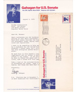 Hayes E. Gahagan for U.S. Senate from Maine Campaign Letter - August, 1978 - $231.87 MXN