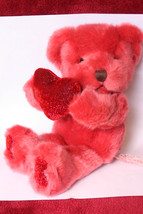 Valentine Russ Bear holding Heart - $7.99