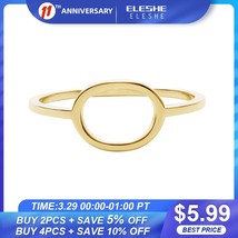 925 sterling silver perfect circle ring 18k gold plated finger rings for women european thumb200