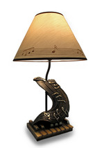 Scratch &amp; Dent Arpeggio Illumined Classical Music Piano Keys Table Lamp Base - £26.55 GBP
