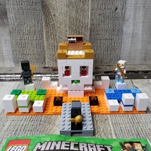 LEGO Minecraft The Skull Arena (21145) Set 98% Complete with Instruction Manual - £11.64 GBP