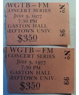 Georgetown University 1977 Gaston Hall July 3rd Concert WGTB-FM Series W... - $8.95