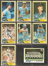 1981 Topps Seattle Mariners Team Lot 25 Diff Team Bochte Cruz Bannister + - £3.79 GBP