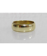 10k Yellow Gold Wedding Band 6mm Anniversary Ring Sz 7 Ladie&#39;s Men&#39;s 3.5... - £119.74 GBP