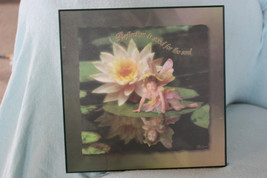 Lisa Jane Fairy on Flower Picture &quot;Reflection is Good....&quot; - £6.28 GBP