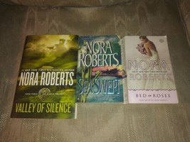 Lot 3 Nora Roberts Books Womens Fiction Romance Novels Paperbacks - £14.46 GBP