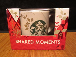  Starbucks Shared Moments Holiday Christmas Coffee Mugs Tea Cups 2013 14 oz NEW  - £15.97 GBP