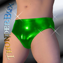 Thunderbox St Patricks Day Chrome Green Swim, Wrestle, Poser Brief, Danc... - £23.59 GBP