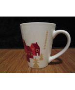 2013 Starbucks Christmas Holiday Coffee Mug Tea Cup Village Snowflakes 1... - $14.99