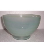 MARC AUREL IRIDESCENT GREEN GLASS SWIRL PUNCH BOWL SET - $64.89