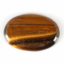 100% Natural 63.30 TCW Tiger&#39;s Eye Oval Cabochon African Gem by DVG - $20.57