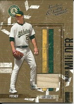 2004 Leather and Lumber Materials Bats Mark Mulder 107 Athletics 076/100 - £1.96 GBP