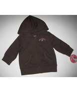 GIRLS 18 MONTHS - Sprockets - Brown LIGHTWEIGHT HOODED JACKET - $14.00