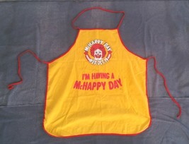 Vintage Mc Donalds Mc Happy Day  Cooking Apron and Bandana - Totally Unique !! - £38.03 GBP