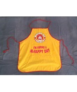 Vintage Mc Donalds Mc Happy Day  Cooking Apron and Bandana - Totally Uni... - $48.00