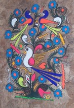 Mexican Latino Amate Bark Indian Folk Art Painting - £143.35 GBP