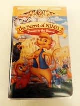 The Secret Of NIMH 2 Timmy To The Rescue VHS] Video Cassette Like New - $11.99