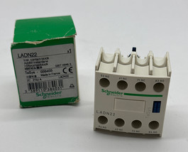 Schneider Electric LADN22 Auxiliary Contact Block 600VAC 10Amp  - $19.00