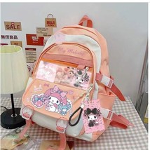 Sanrio Kuromi cinnamon cute cartoon school bag backpack girl boy student casual  - £36.69 GBP