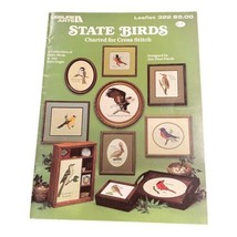 Leisure Arts Crosstitch Pattern Booklet State Birds And Bald Eagle Chart... - $7.91