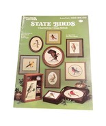 Leisure Arts Crosstitch Pattern Booklet State Birds And Bald Eagle Chart... - $10.85 CAD